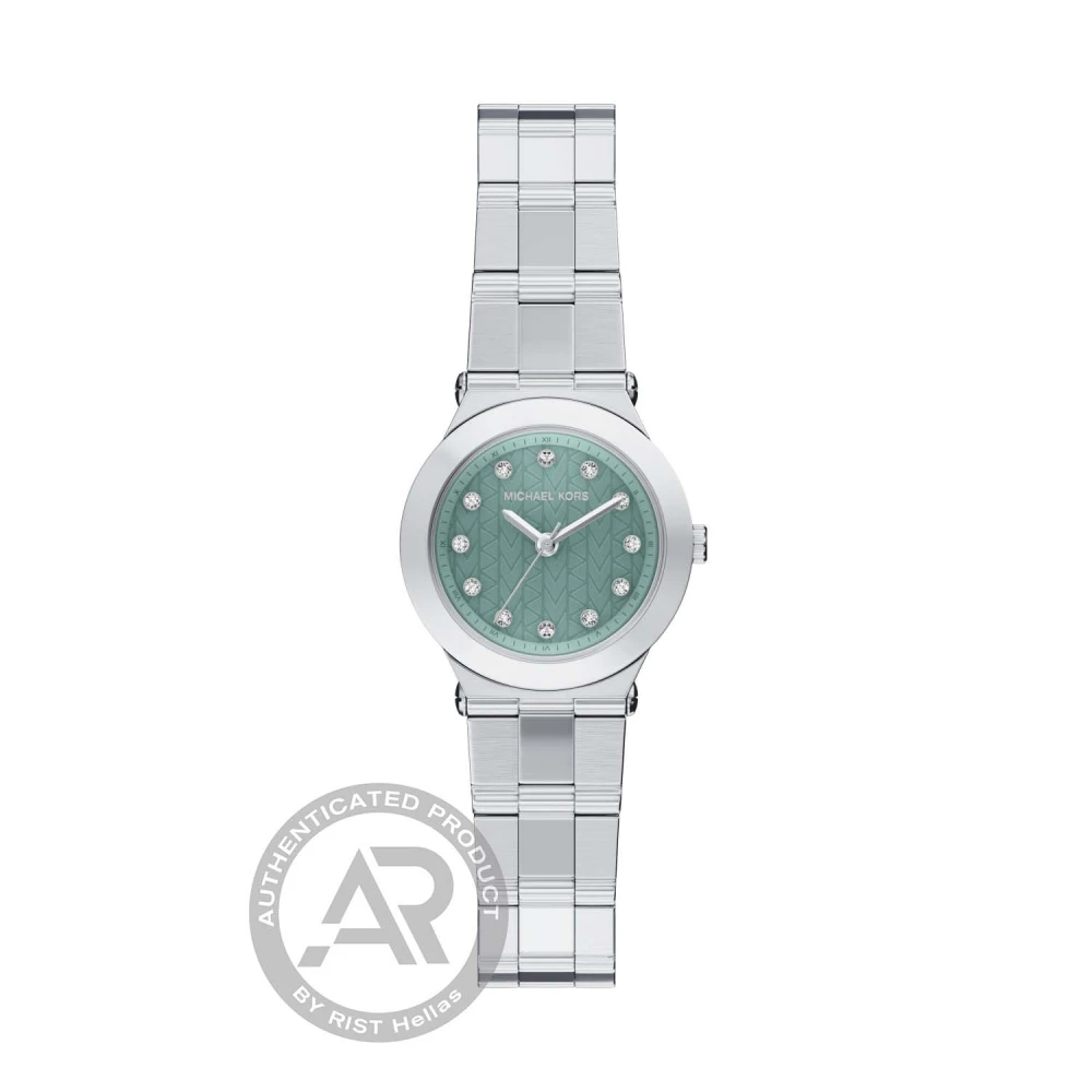 MICHAEL KORS Billie Με Μπρασελέ από Ανοξείδωτο Ατσάλι σε Ασημί Τόνο και Ζιργκόν MK7569