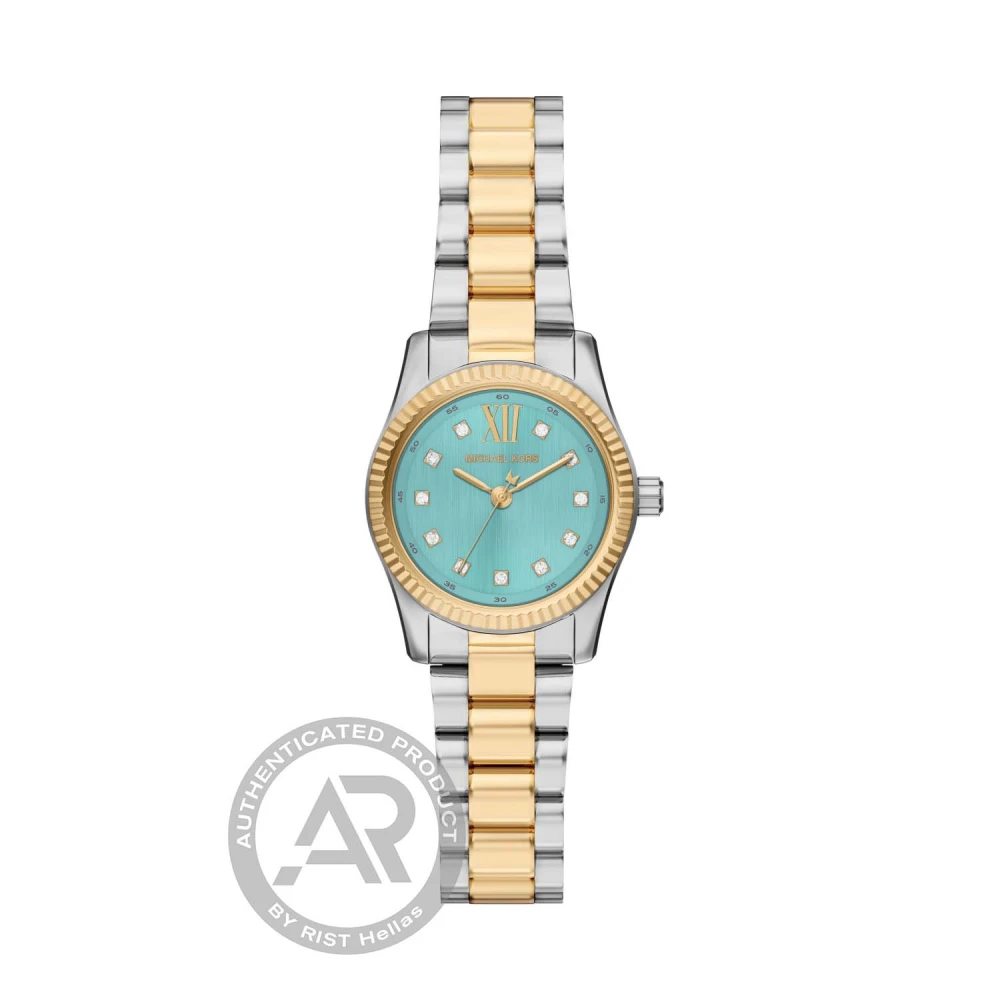MICHAEL KORS Lexington Crystals Με Μπρασελέ Δύο Τόνων από Ανοξείδωτο Ατσάλι MK7579