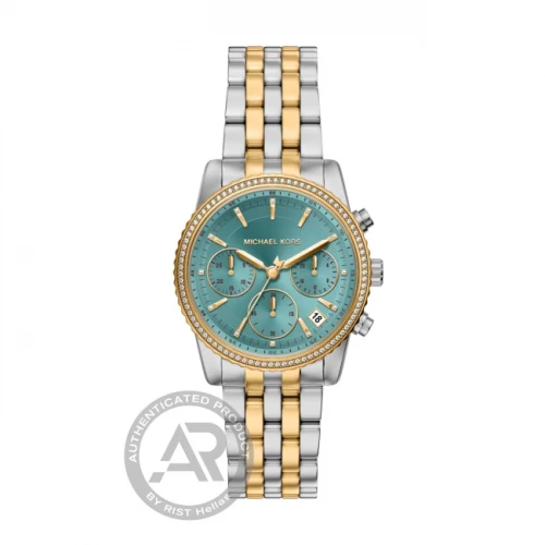 Michael Kors Bryant Με Μπρασελέ από Ανοξείδωτο Ατσάλι Δύο Τόνων MK7582