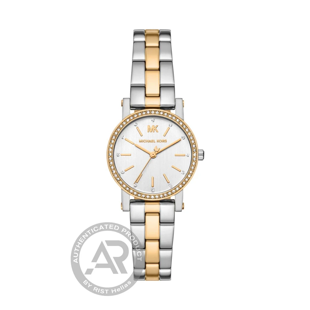 MICHAEL KORS Corey με Μπρασελέ από Ανοξείδωτο Ατσάλι σε Δύο τόνους MK7668