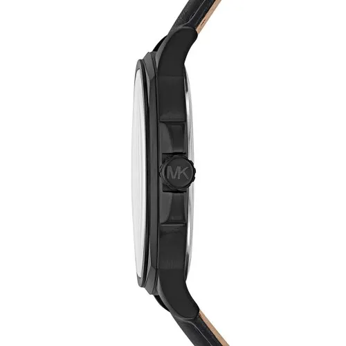 MICHAEL KORS Bryson Black Leather Strap MK8632