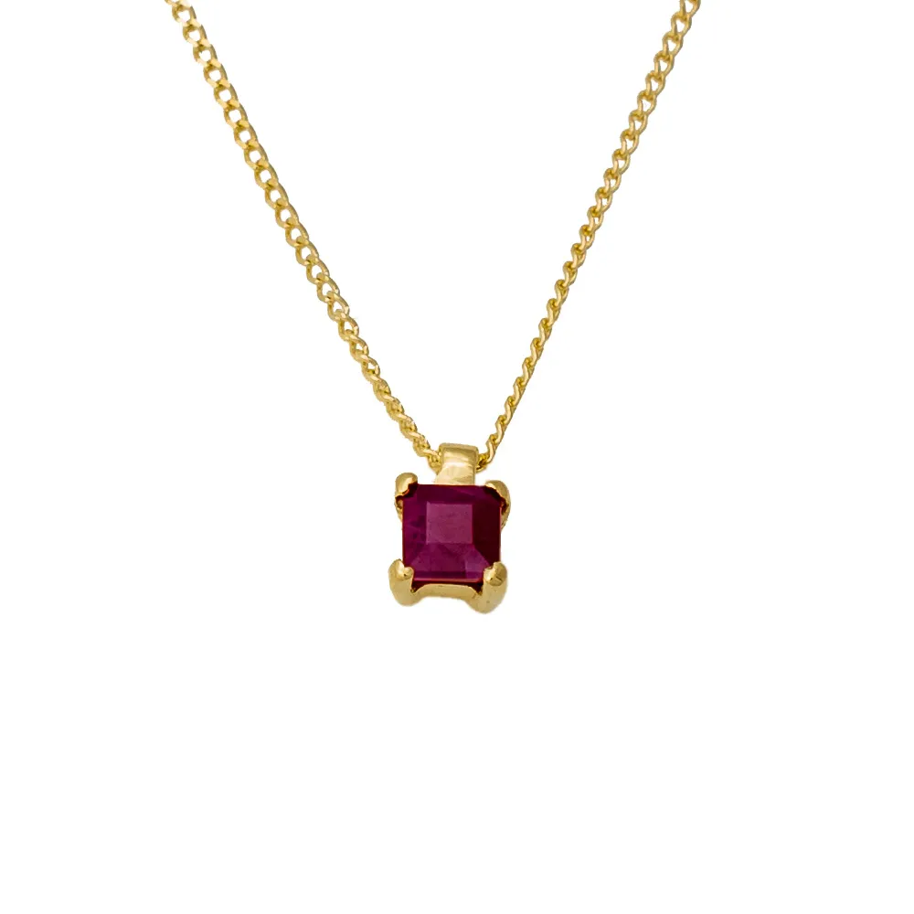 18K Χρυσό Κολιέ με Ρουμπίνι MR00005