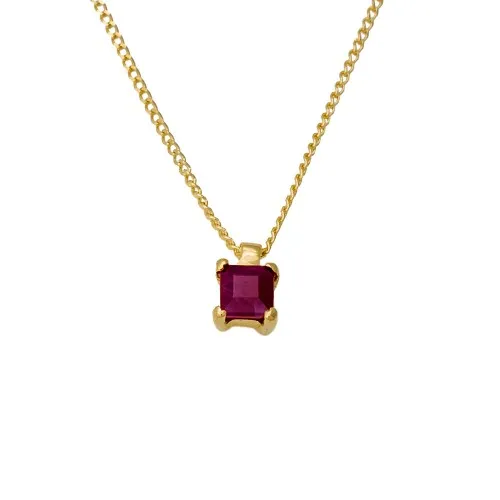 18K Χρυσό Κολιέ με Ρουμπίνι MR00005