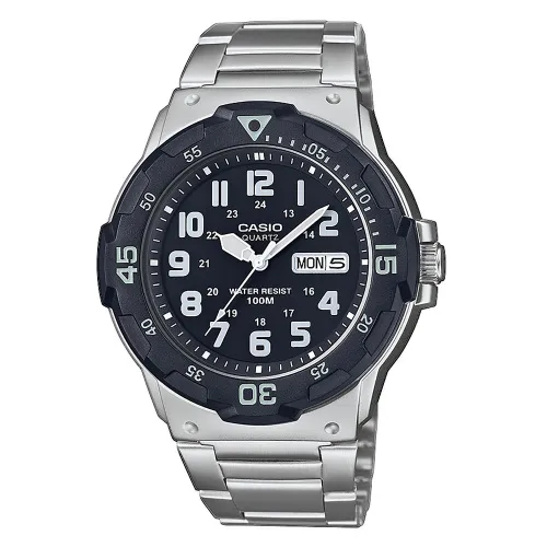 CASIO Standrard με Μπρασελέ Ανοξείδωτο Ατσάλι MRW-200HD-1BVEF