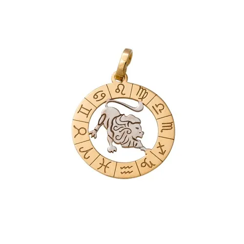 14K Χρυσό Μενταγιόν Ζώδιo "Λέων" MT239ALLE