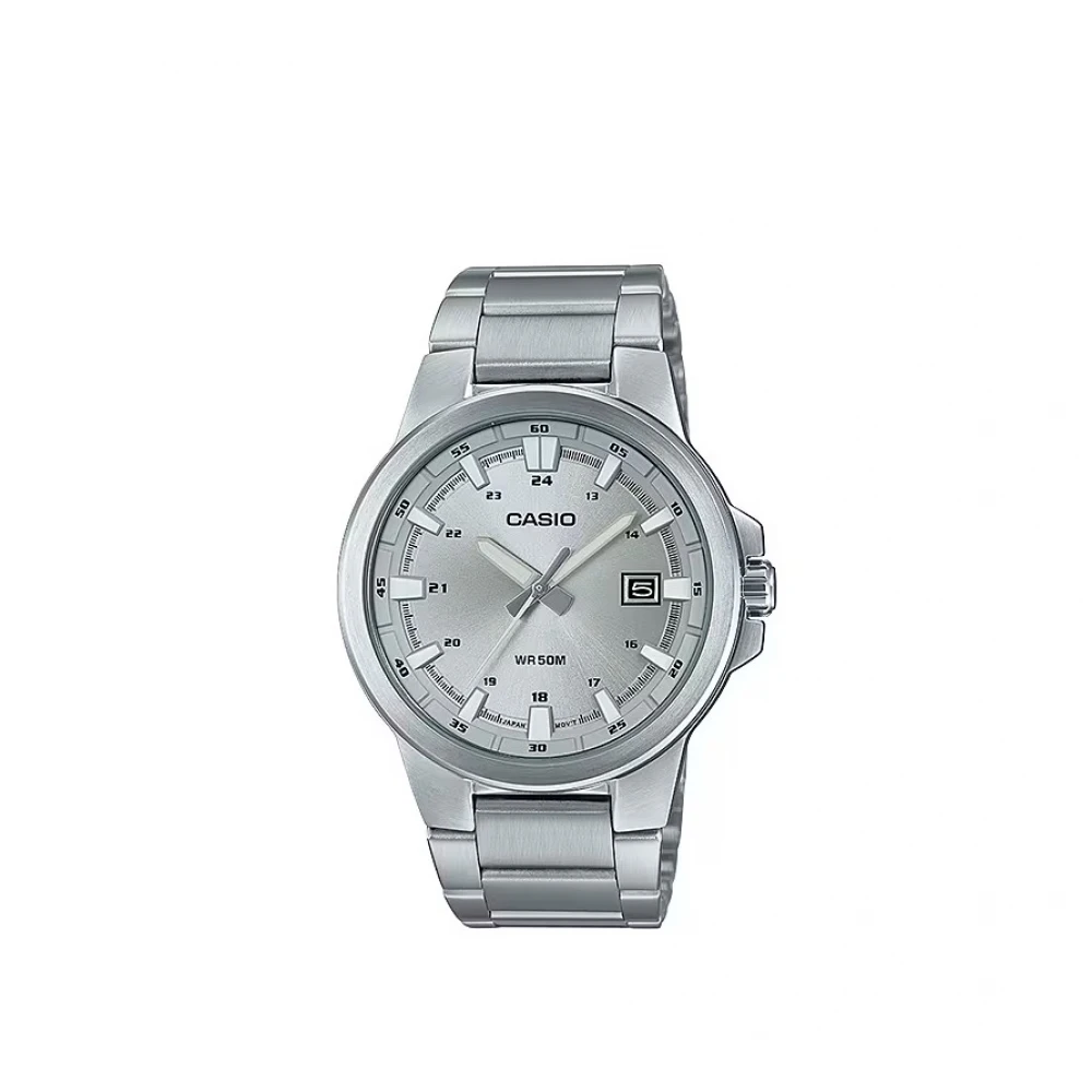 CASIO Collection με Μπρασελέ από Ανοξείδωτο Ατσάλι MTP-E173D-7AVEF
