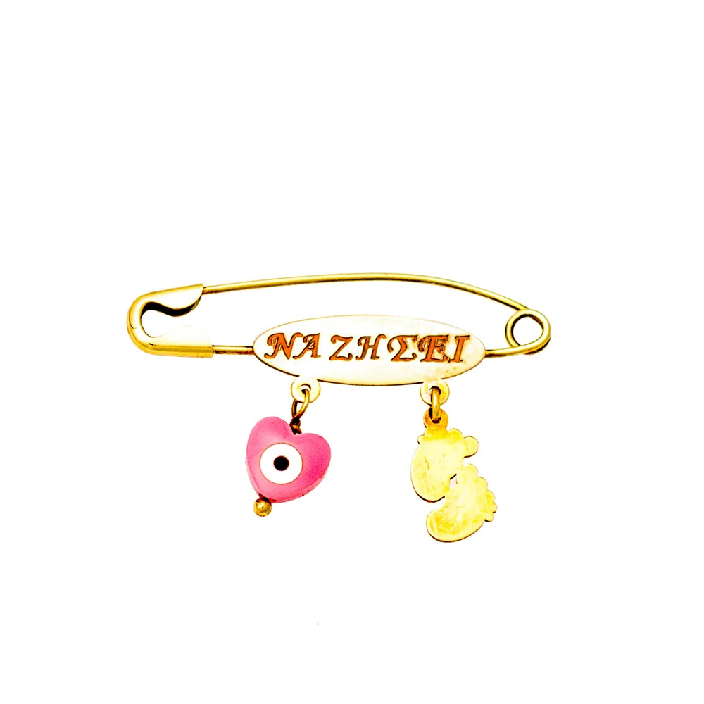 14K Χρυσή Παραμάνα με Ματάκι NO-0039