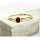 14K Χρυσό Δαχτυλίδι με Ρουμπίνι OAX1827-D