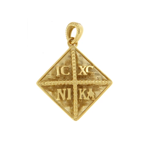 9K Χρυσό Κωνσταντινάτο Διπλής Όψης P326KR