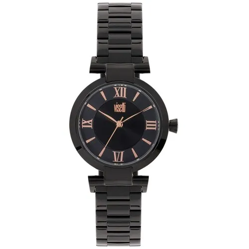 VISETTI Meloise Black  Stainless Steel Bracelet PE-494BBR