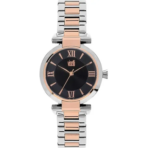 VISETTI Meloise Two Tone Stainless Steel Bracelet PE-494SRB