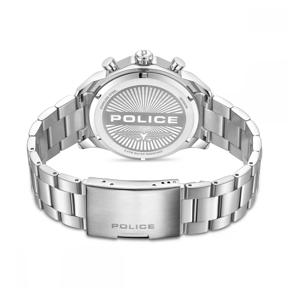 POLICE Soul με Ασημί Μπρασελέ από Ανοξείδωτο Ατσάλι PEWGK0053901
