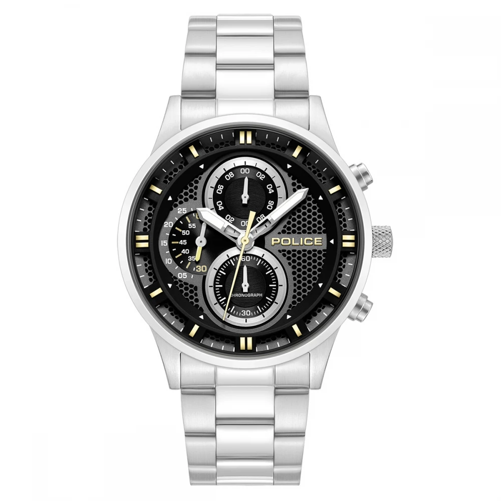 POLICE Levuka με Ασημί Μπρασελέ από Ανοξείδωτο Ατσάλι PEWGK0092501