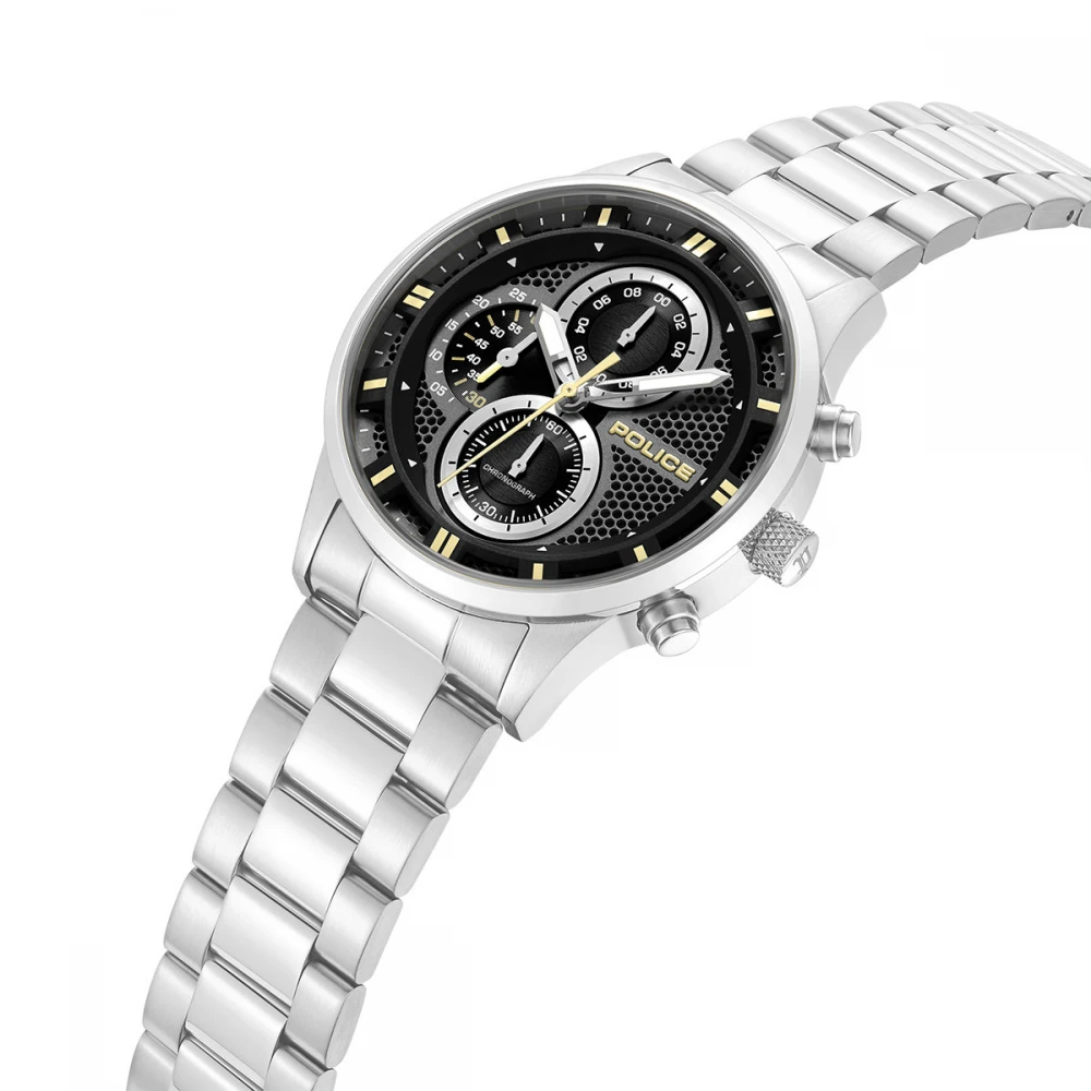 POLICE Levuka με Ασημί Μπρασελέ από Ανοξείδωτο Ατσάλι PEWGK0092501