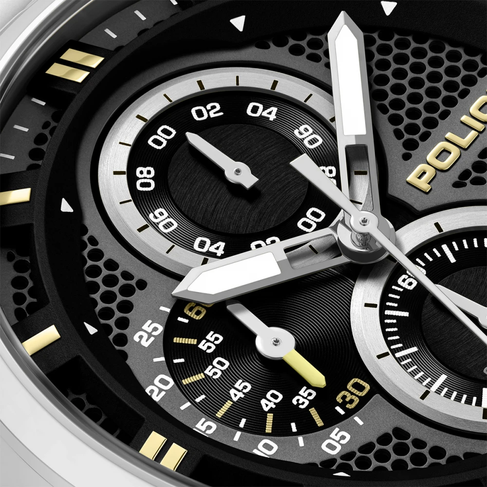 POLICE Levuka με Ασημί Μπρασελέ από Ανοξείδωτο Ατσάλι PEWGK0092501