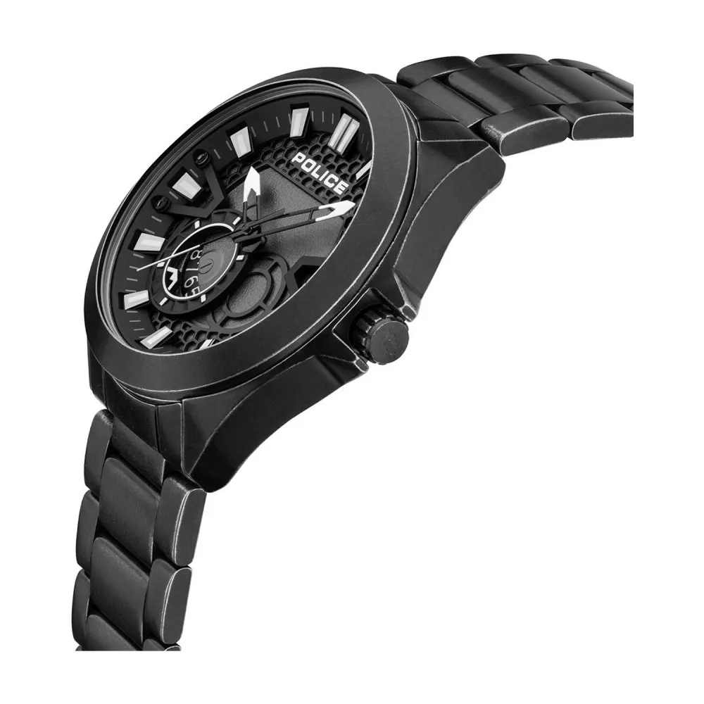 POLICE Ranger II Black Stainless Steel Bracelet PEWJH2110301