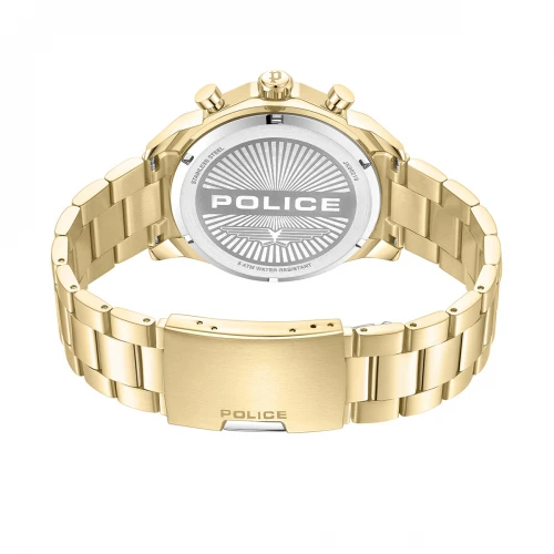 POLICE RANGY Multifunction με Μπρασελέ από Ανοξείδωτο Ατσάλι σε Χρυσό Τόνο PEWJK0021005M