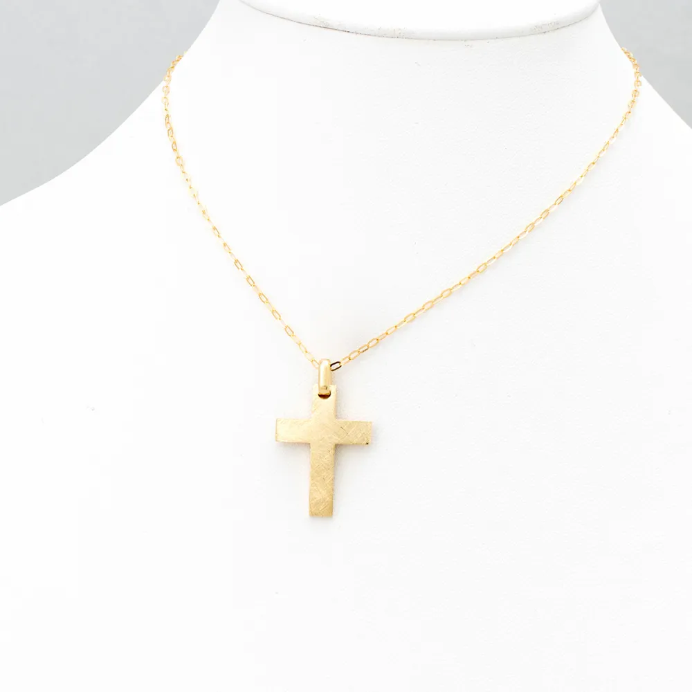 14K Χρυσός Σταυρός PLK384