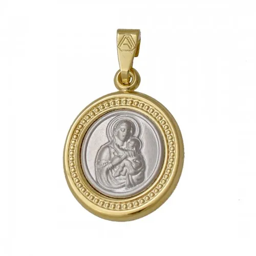 9K Χρυσό Κωνσταντινάτο Παναγίτσα PN117KK