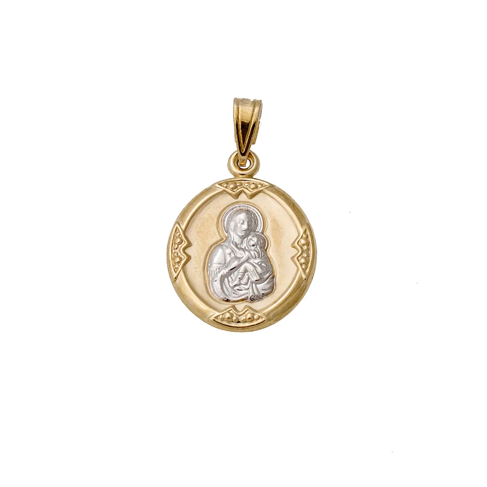 9K Χρυσό Κωνσταντινάτο Παναγίτσα PN711VR