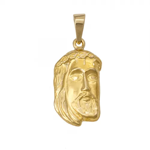 9K Χρυσή κεφαλή Χριστού KN2075