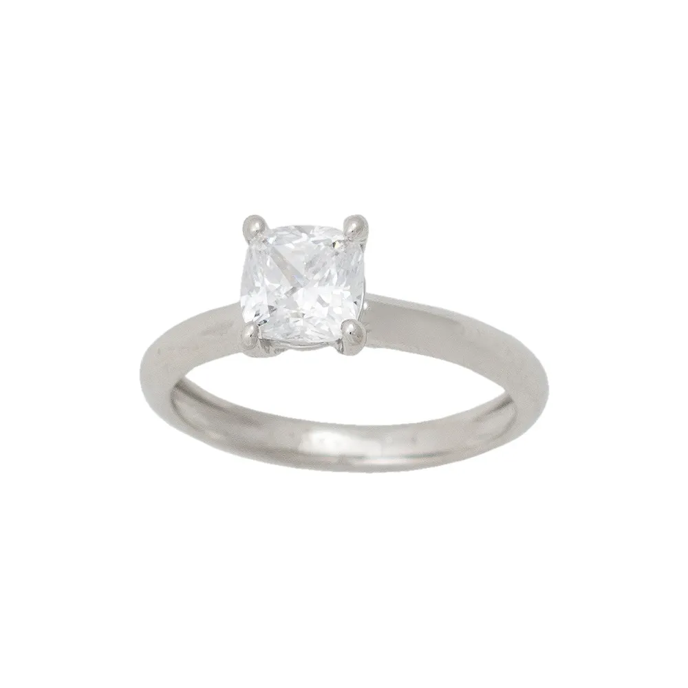 14K Λευκόχρυσο Δαχτυλίδι με Ζιργκόν R14-04