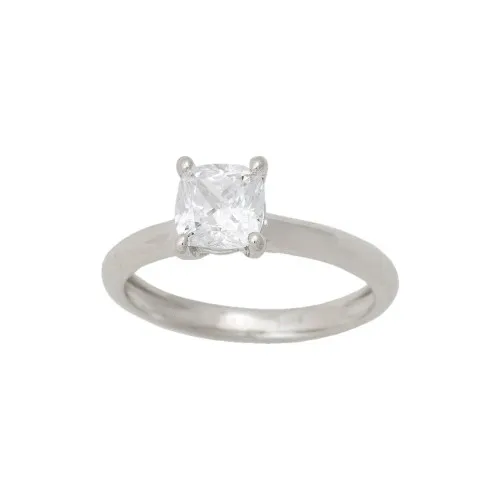 14K Λευκόχρυσο Δαχτυλίδι με Ζιργκόν R14-04