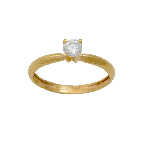 14K Χρυσό Δαχτυλίδι με Ζιργκόν R14-72
