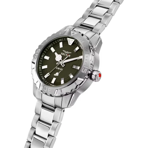 SECTOR Legend με Ασημί Μπρασελέ από Ανοξείδωτο Ατσάλι Επετειακό "Alpini 1872" R3253135004