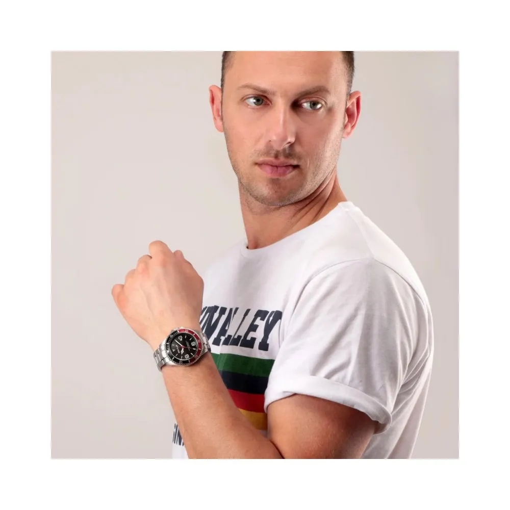 SECTOR 230 Silver Stainless Steel Bracelet R3253161021