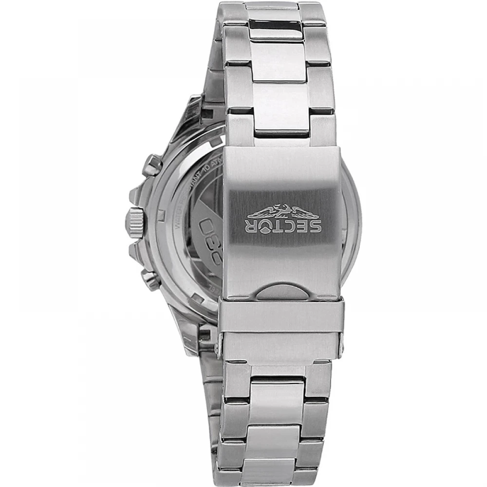 SECTOR 230 Χρονογράφος με Ασημί Μπρασελέ από Ανοξείδωτο Ατσάλι R3273661009