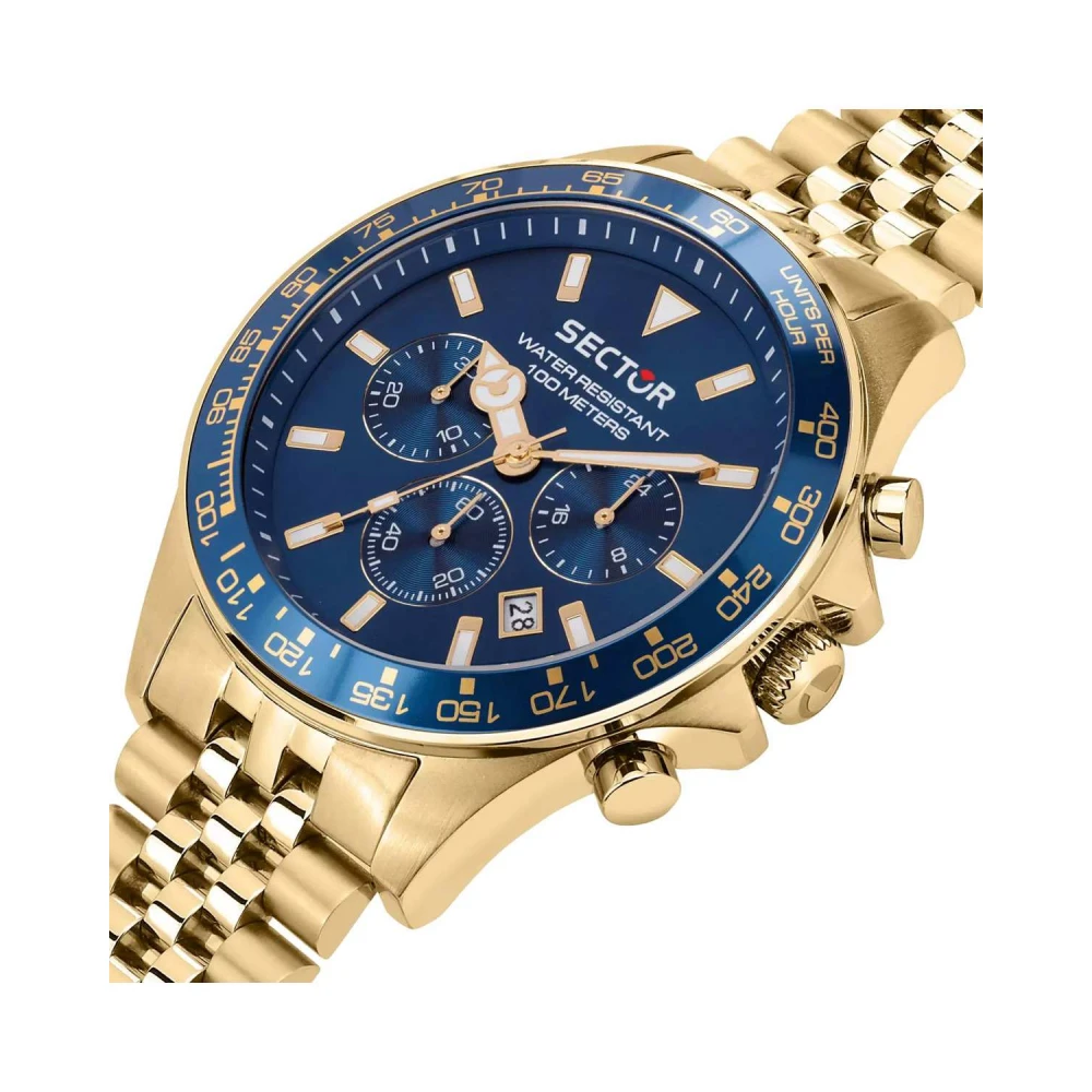 SECTOR 230 Χρονογράφος με Χρυσό Μπρασελέ από Ανοξείδωτο Ατσάλι R3273661030