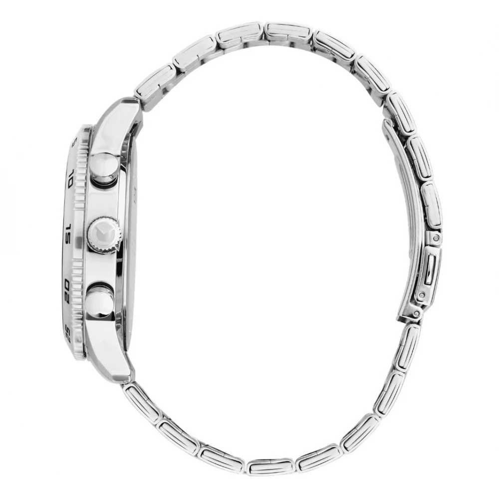 SECTOR 270 Χρονογράφος με Μπρασελέ από Ανοξείδωτο Ατσάλι σε Ασημί τόνο R3273778011