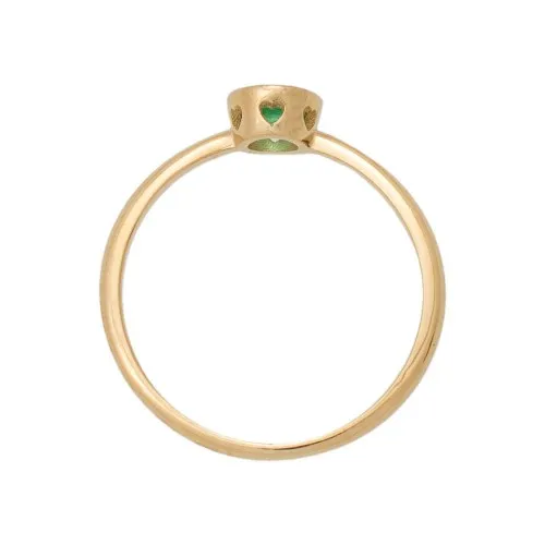 18K Χρυσό Δαχτυλίδι με Σμαράγδι REM082