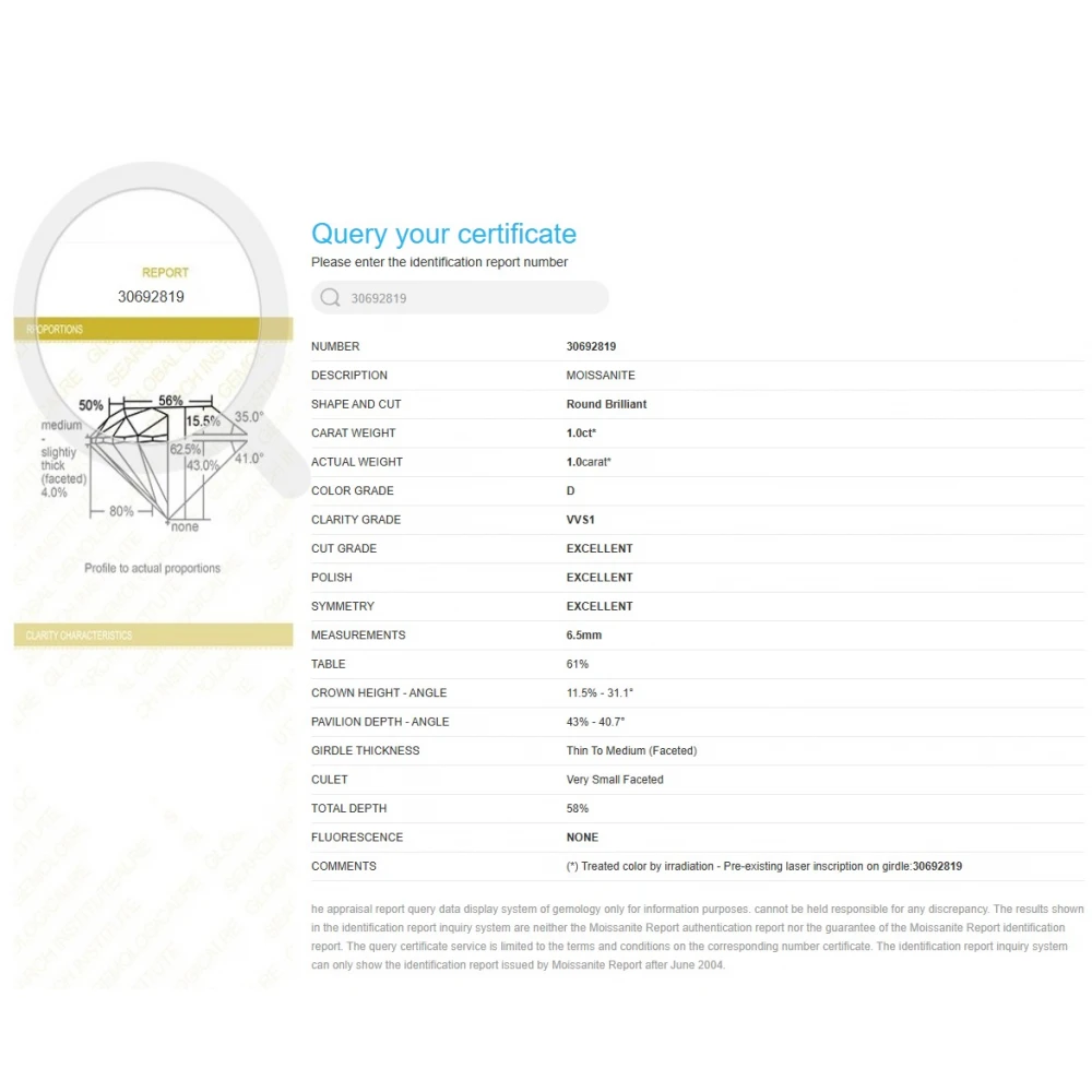 925 Ασήμι Επίχρυσο Δαχτυλίδι Μονόπετρο με Μοϊσανίτη RG93011