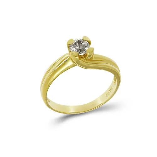 14K Χρυσό Δαχτυλίδι με Ζιργκόν AD120K