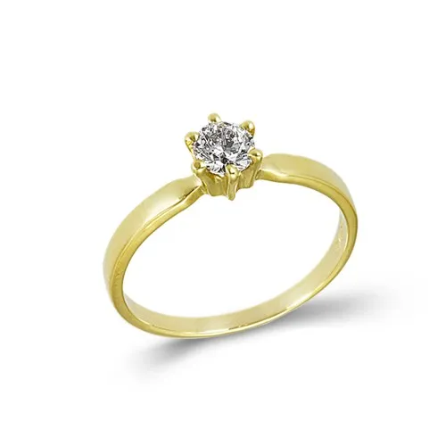 14K Χρυσό Δαχτυλίδι με Ζιργκόν AD154K