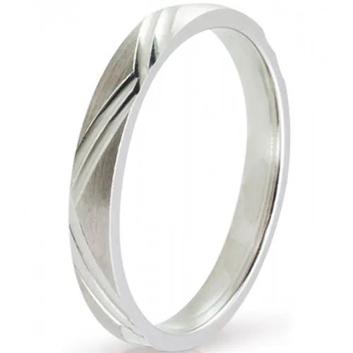 MASCHIO FEMMINA Eternity Λευκόχρυσες Σετ Βέρες 9K or 14K or 18K GO012E