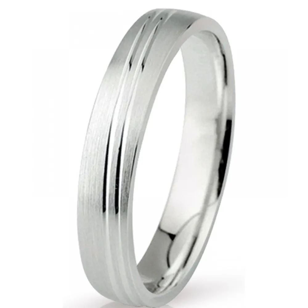 MASCHIO FEMMINA Eternity Λευκόχρυσες Σετ Βέρες 9K or 14K or 18K GO017E