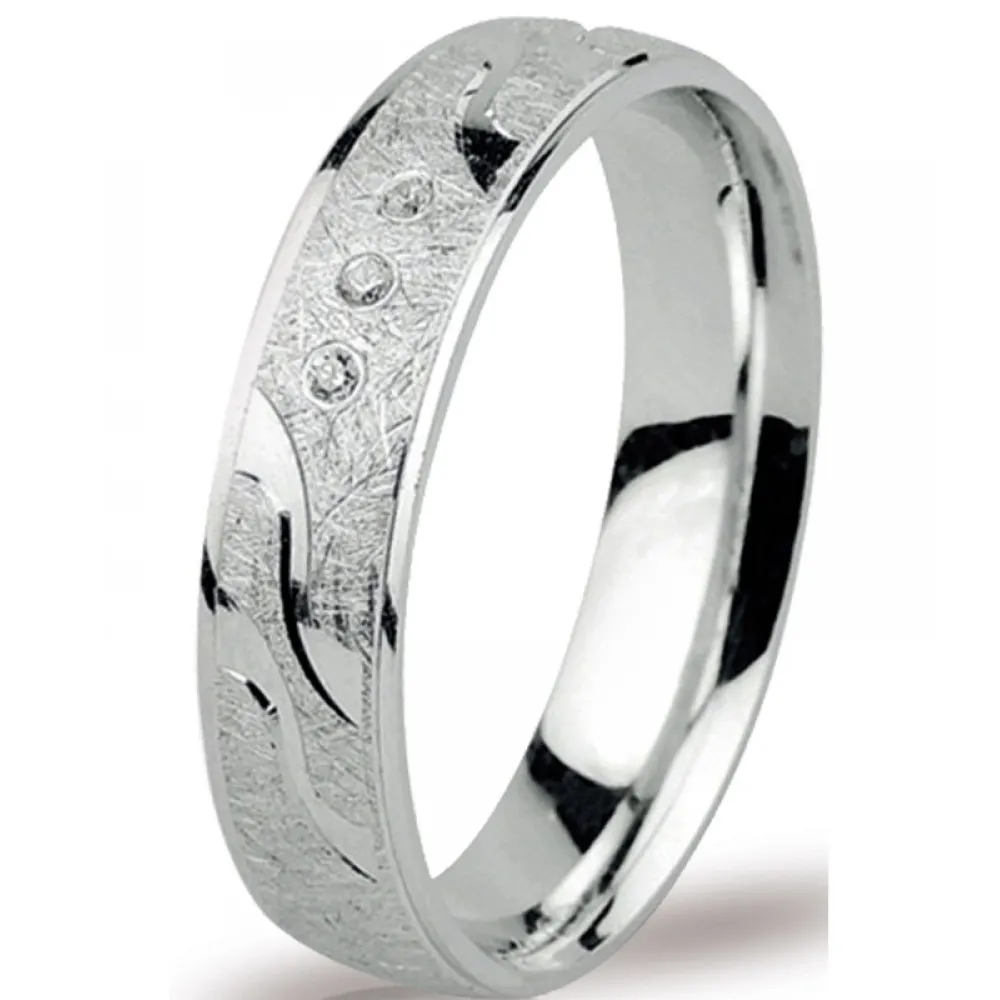 MASCHIO FEMMINA Eternity Λευκόχρυσες Σετ Βέρες 9K or 14K or 18K GO032E