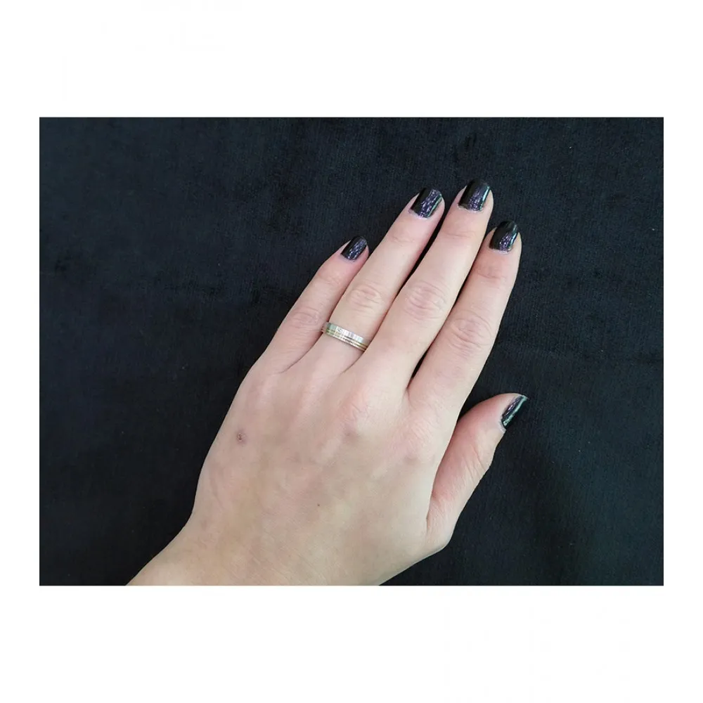 MASCHIO FEMMINA Eternity Χρυσές & Λευκόχρυσες Σετ Βέρες 9K or 14K or 18K F4367CZ