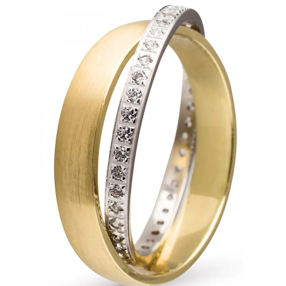 MASCHIO FEMMINA Eternity Χρυσές Σετ Βέρες 9K or 14K or 18K G10382YBCZ