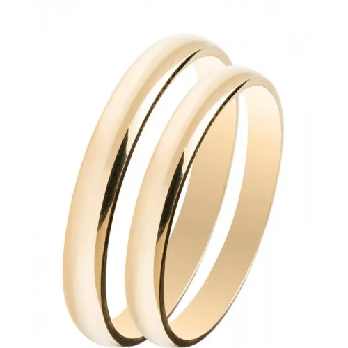 MASCHIO FEMMINA Slim Χρυσές Σετ Βέρες 9K or 14K or 18K SL03