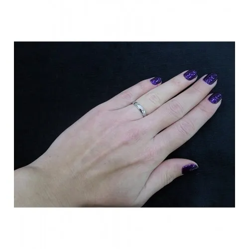 MASCHIO FEMMINA Slim Λευκόχρυσες Σετ Βέρες 9K or 14K or 18K SL06