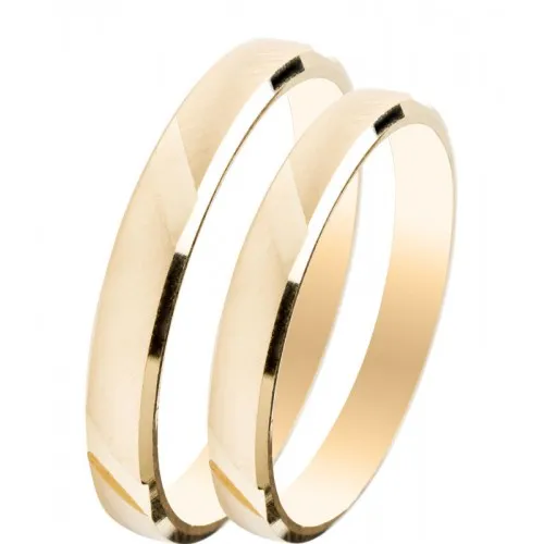 MASCHIO FEMMINA Slim Χρυσές Σετ Βέρες 9K or 14K or 18K SL09