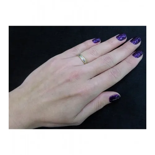 MASCHIO FEMMINA Slim Χρυσές & Λευκόχρυσες Σετ Βέρες 9K or 14K or 18K SL25