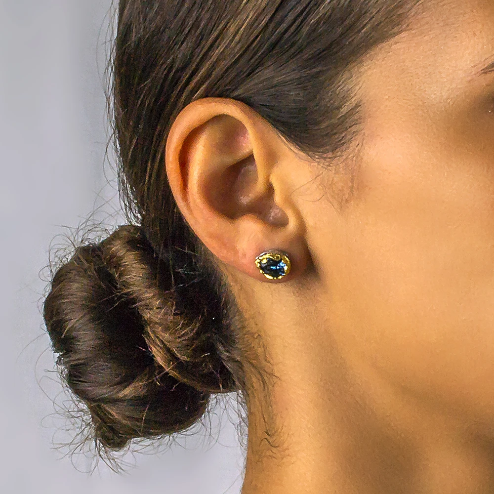 DIMITRIOS EXCLUSIVE Ασήμι 925 Σκουλαρίκια με Swarovski Πέτρες S48