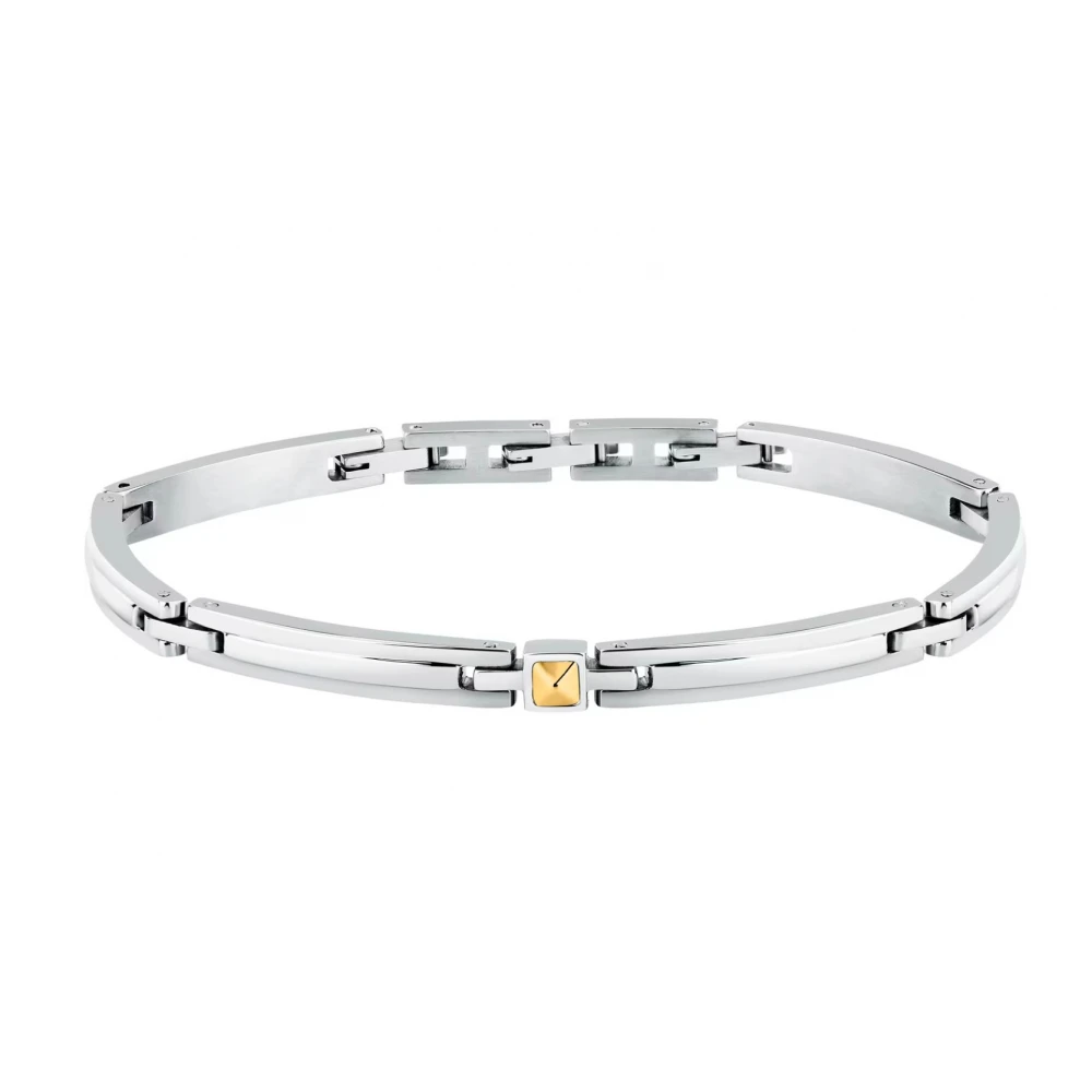 MORELLATO Βραχιόλι από Ανοξείδωτο Ατσάλι με Χρυσά Στοιχεία K18 SABY02