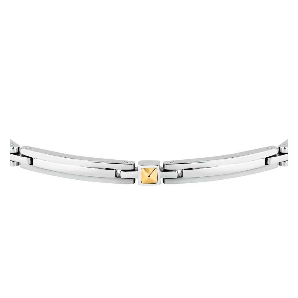 MORELLATO Βραχιόλι από Ανοξείδωτο Ατσάλι με Χρυσά Στοιχεία K18 SABY02