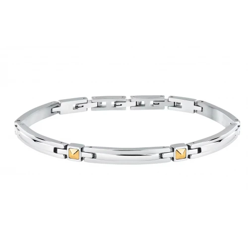 MORELLATO Βραχιόλι από Ανοξείδωτο Ατσάλι με Χρυσά Στοιχεία K18 SABY03